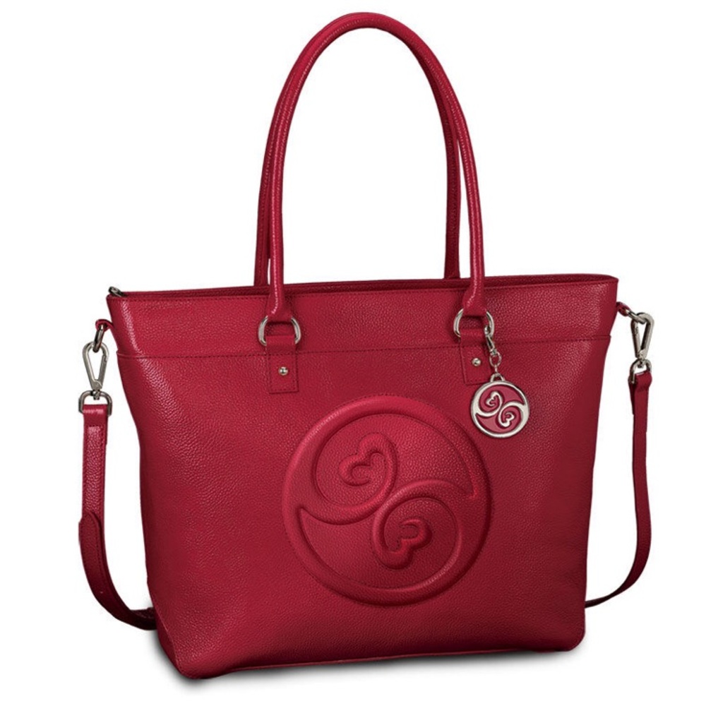 TOTE OPEN HEART DESIGNED BY JANE SEYMOUR NWT